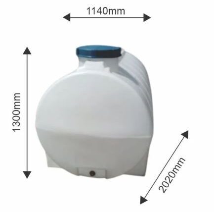 Хоризонтален резервоар Ропол 2000л