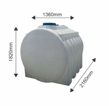 Хоризонтален резервоар Ропол 4500л