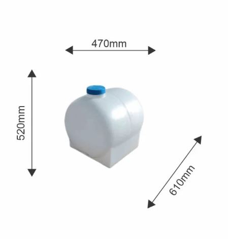 Хоризонтален резервоар  Ропол 100л
