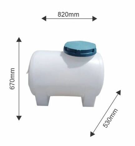 Хоризонтален резервоар  Ропол 200л